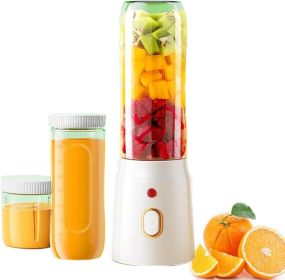 Portable Blender, USB Rechargeable Personal Size Blenders Powerful with 6 Blades for Shakes & Smoothies, Mini Juicer Mixer with Extra Handle Lid for T