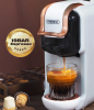 5in1automatic espresso machine with water level line, capsule coffee machine 19Bar hot and cold extract French Mocha Italian 600L water tank espresso,